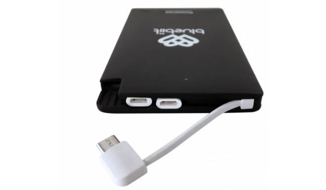 Bluebiit power bank PowerCard 5000mAh microUSB/Lightning/USB-C, black