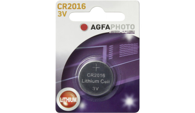 AgfaPhoto battery CR 2016 1pc