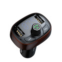 Baseus T-Typed Car FM Transmitter 3.4A / USB Flash / SD / Bluetooth 4.2 Black / Purple