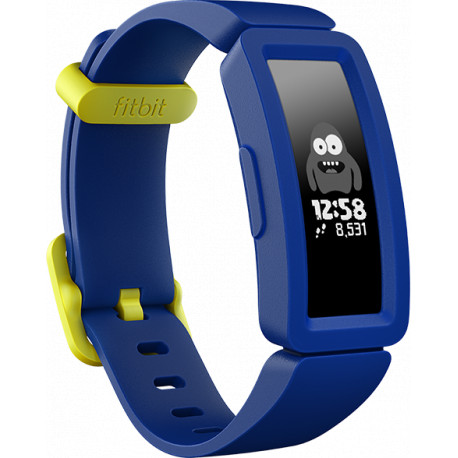 Fitbit трекер активности Ace 2, темно-синий/неоновый желтый