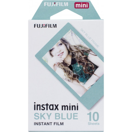 Fujifilm Instax Mini 1x10 Sky Blue Frame (истек срок годности)