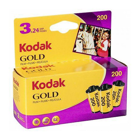 Kodak film Gold 200/24x3 (expired)