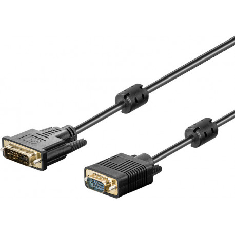Akyga кабель DVI - VGA 1,8 м, черный