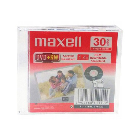 Maxell DVD+RW 1.4GB 4x 30 мин. Slim