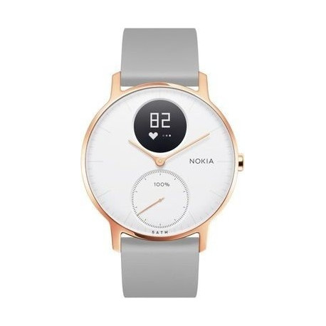 Nokia steel hr rose gold white on sale