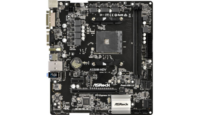 ASRock emaplaat A320M-HDV R4.0 AM4