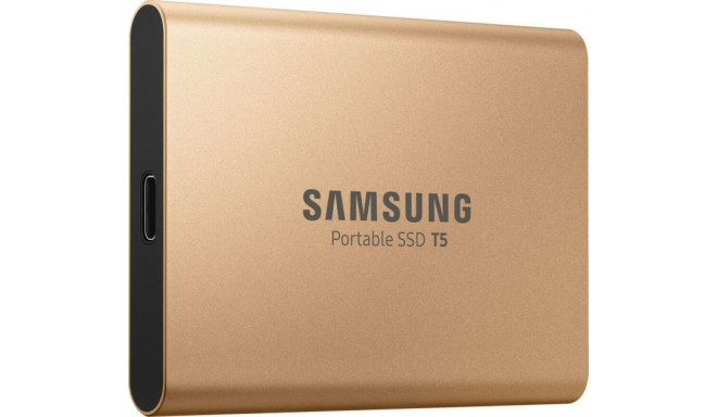 Samsung väline SSD Portable T5 1TB USB-C 3.1, kuldne