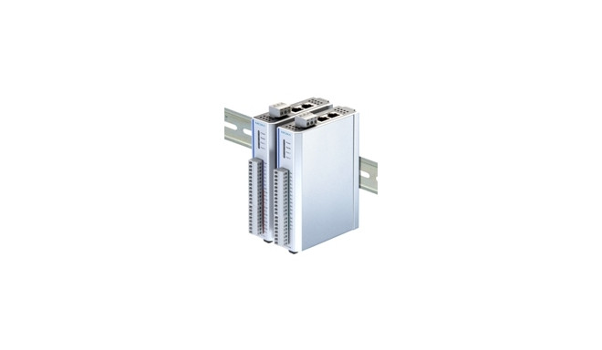 Ethernet I/O server, 16 x DI, 2 x port Ethernet switch