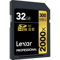 Lexar карта памяти SDHC 32GB Pro 2000X UHS-II U3 V90 + считыватель карты памяти