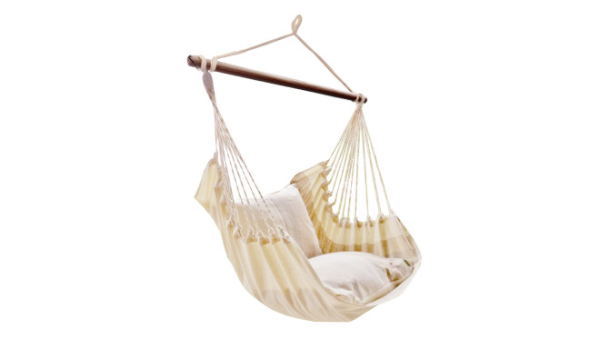 Swing chair TIERRA natural white