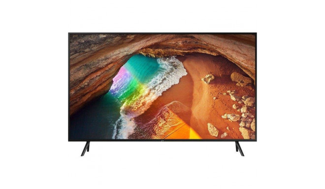 TV Set|SAMSUNG|4K/Smart|65"|QLED|3840x2160|Wireless LAN|Bluetooth|Wi-Fi Direct|Tizen|Colour Black|QE