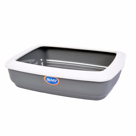 Duvo+ cat tray with rim Maui 50x35x14cm, dark grey