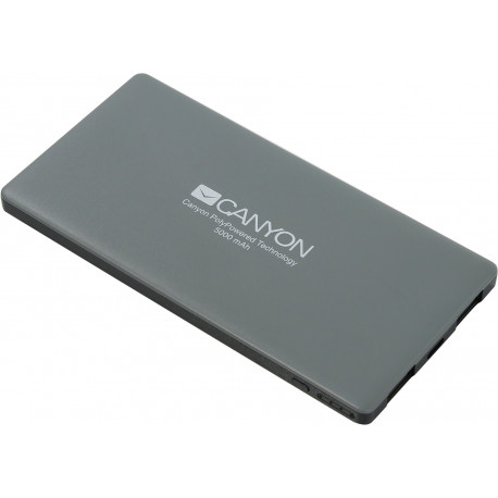 Canyon akupank 5000mAh, tumehall (CNS-TPBP5DG)