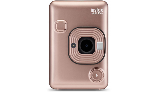 Fujifilm Instax Mini LiPlay, zeltīti rozā