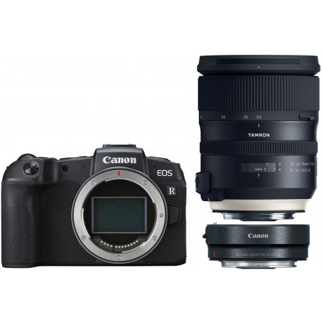 Canon EOS RP + adapteris EF-RF + Tamron 24-70mm G2