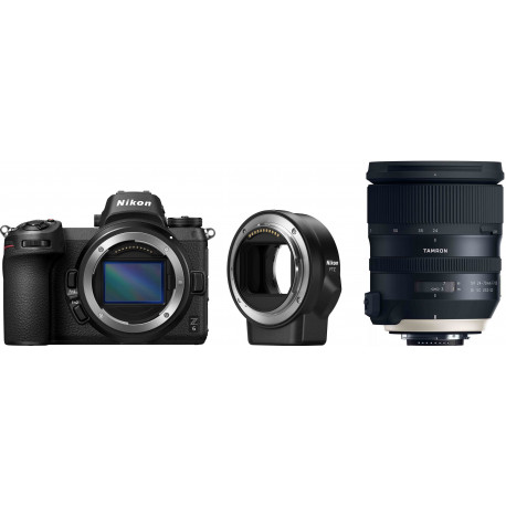Nikon Z6 + адаптер для объектива FTZ + Tamron 24-70 мм f/2.8 G2
