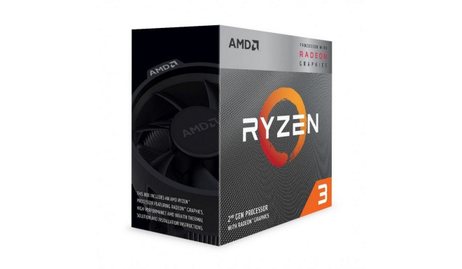 AMD protsessor Ryzen 3 3200G 3600MHz 4 4MB SAM4 65W GPU Radeon Vega 8 Box YD3200C5FHBOX