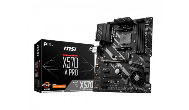 MSI emaplaat AMD X570 SAM4 ATX