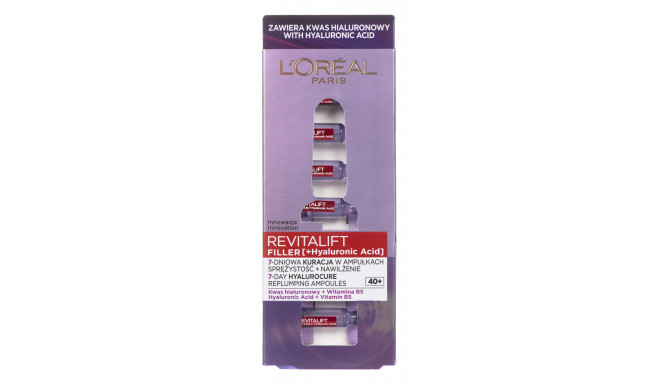 Ampoule anti-wrinkle for face Loreal Revitalift Filler (For women; 40+)