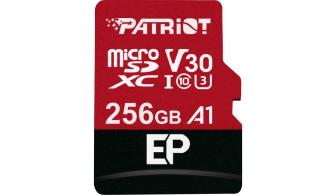 Patriot microSD 256GB EP Series V30 A1 +AD PAT MicroSDXC