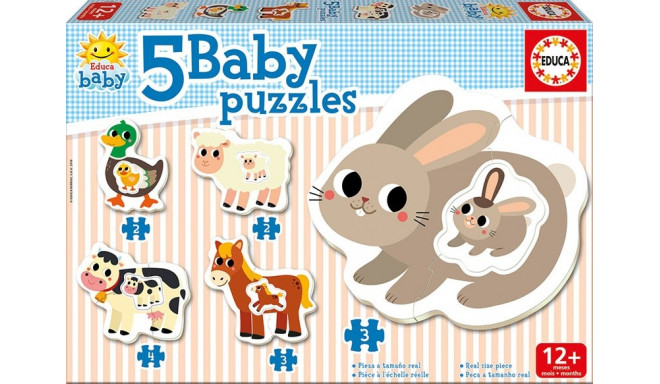 Educa baby puzzle Farm 14pcs