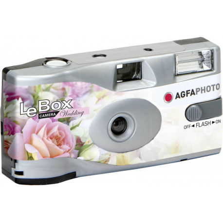 Agfa ühekordne kaamera LeBox Flash Wedding
