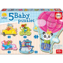 Baby Puzzle 19 elements Driving animals