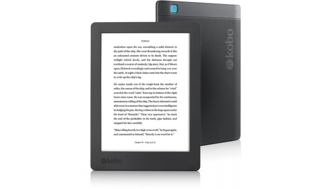 Kobo e-grāmatu lasītājs Aura H20 2nd Edition, melns