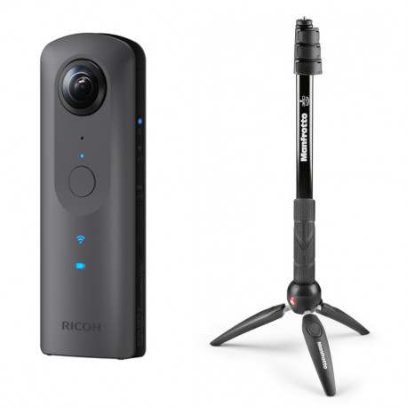 Ricoh Theta V + Manfrotto PixiEvo Kit VR