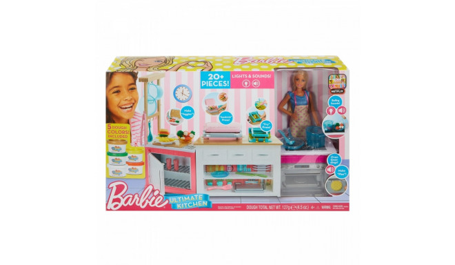 Doll Barbie perfect kitchen set