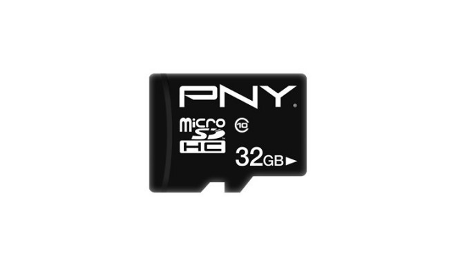 PNY mälukaart microSDHC 32GB P-SDU32G10PPL-GE