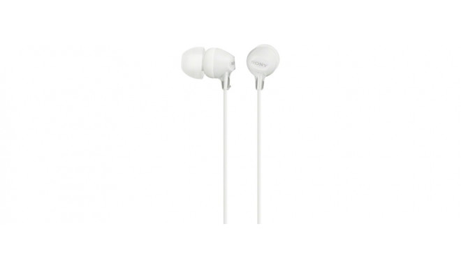 In-ear Headphones with mic MDR-EX15AP White