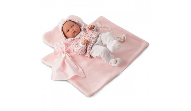 Baby Bimba on a pink blanket 35 cm