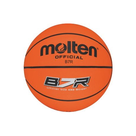 Molten korvpall B7R, kumm, oranž