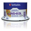4x50 Verbatim DVD+R DL wide pr. 8x Speed, 8,5GB Life Series