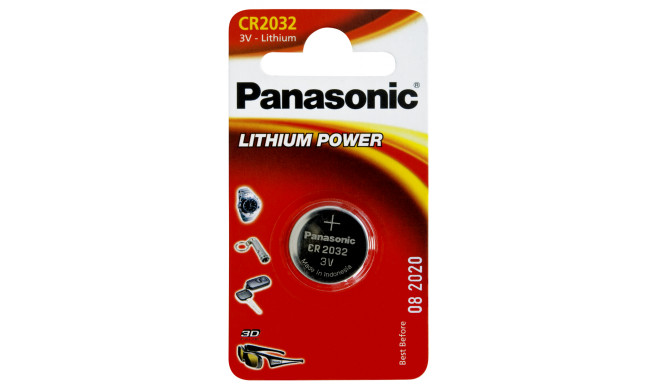 1 Panasonic CR 2032 Lithium Power