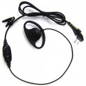 HYT EHM15 D-shaped ear piece and microphone for TC700/610/620 HYT