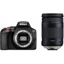 Nikon D3500 + Tamron 18-400mm, black