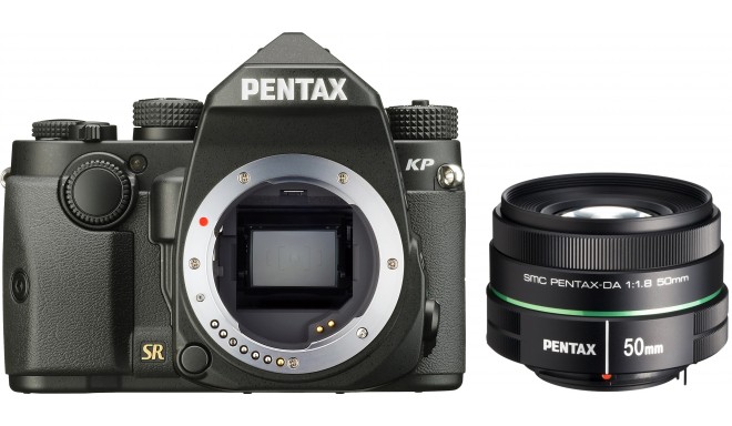 Pentax KP + 50mm f/1.8, black