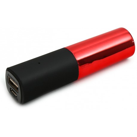 Platinet портативный аккумулятор Lipstick 2600mAh, красный