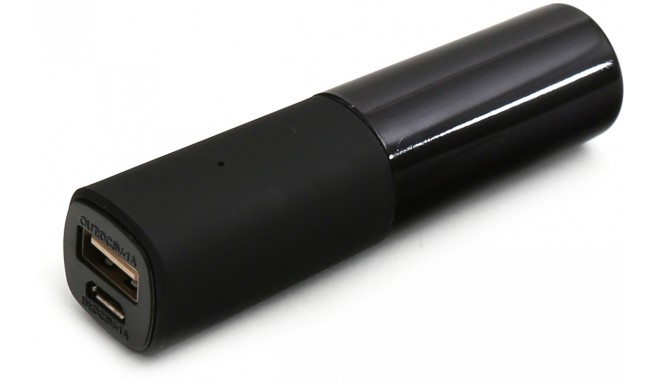 Platinet портативный аккумулятор Lipstick 2600mAh, черный