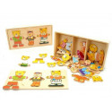 Brimarex wooden puzzle Bear Family