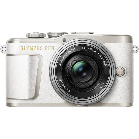 Olympus PEN E-PL9 + 14-42mm EZ Kit, white/silver