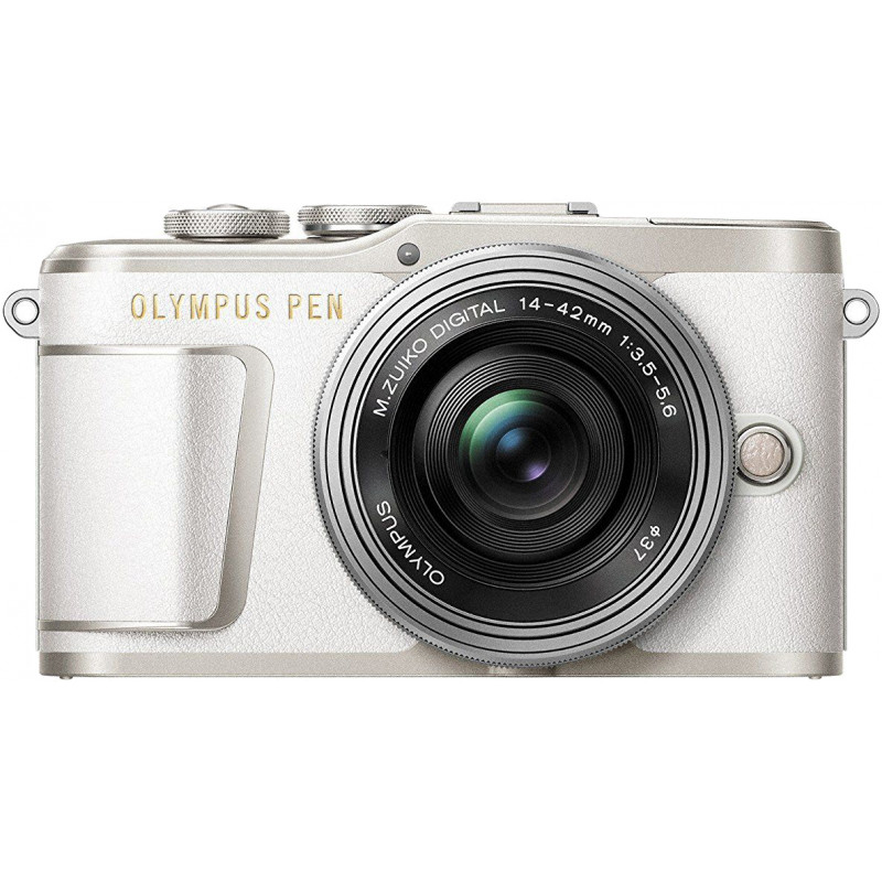 Olympus PEN E-PL9 + 14-42 мм EZ Kit, белый/серебряный