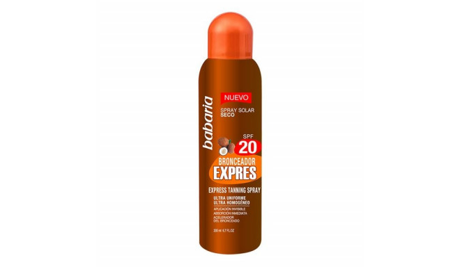 Sauļošanās aerosols Express Babaria Spf 20 (200 ml)
