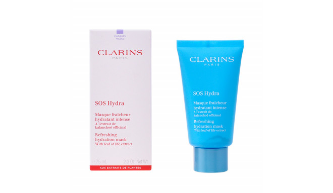 Clarins hydra mask. Увлажняющая маска Clarins SOS hydra. Кларанс SOS hydra. Кларанс маска для лица увлажняющая. Маска SOS Comfort Clarins.