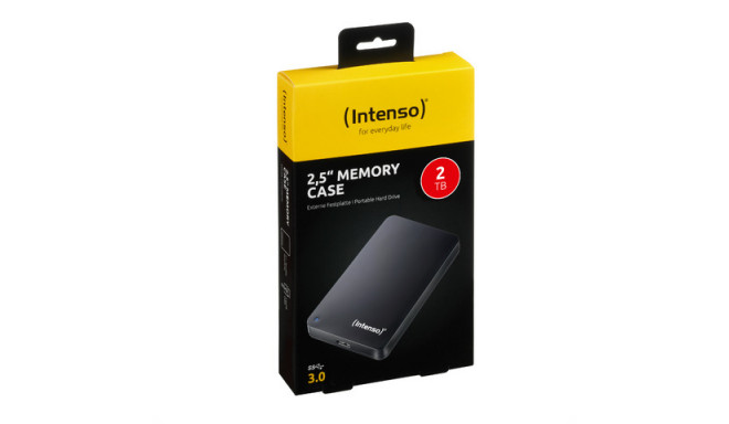 Intenso väline kõvaketas Memory Case 2TB 2.5" USB 3.0, must