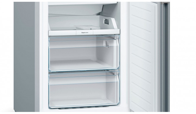 Bosch Serie 4 KGN39KLEB fridge-freezer Freestanding Stainless steel 366 L A++