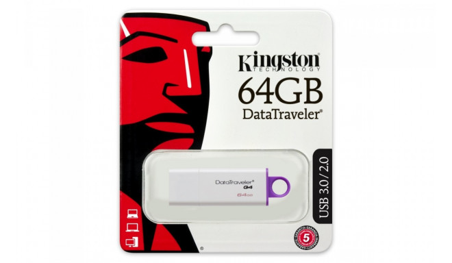 Kingston mälupulk 64GB DataTraveler G4 USB 3.0