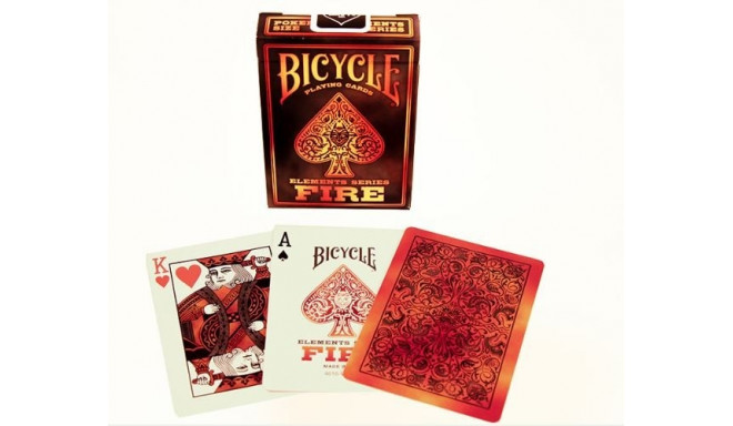Bicycle playing cards Fire